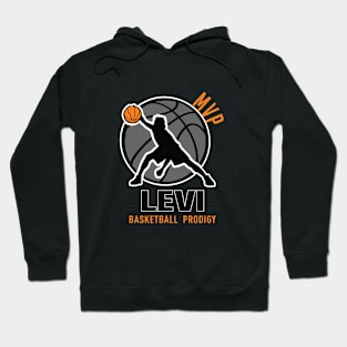 Levi MVP Custom Player Basketball Prodigy Your Name Hoodie